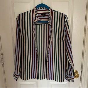 ✨Moving Sale✨ Ann Taylor striped button down